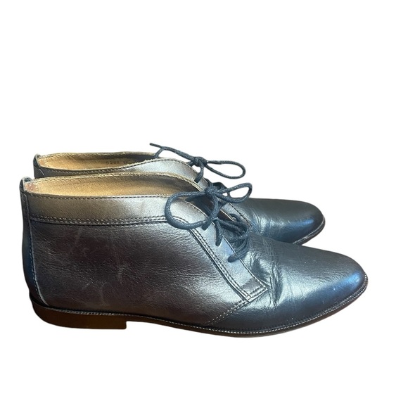 G.H BASS women’s Pamela Black brown Leather Lace Up Ankle Boots sz 7.5 preloved - Picture 5 of 14